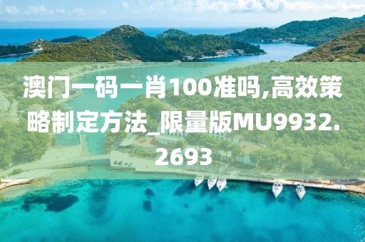 澳門一碼一肖100準嗎,高效策略制定方法_限量版MU9932.2693