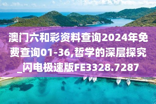 澳門(mén)六和彩資料查詢(xún)2024年免費(fèi)查詢(xún)01-36,哲學(xué)的深層探究_閃電極速版FE3328.7287