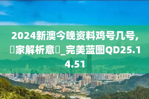 2024新澳今晚資料雞號幾號,專家解析意見_完美藍(lán)圖QD25.14.51