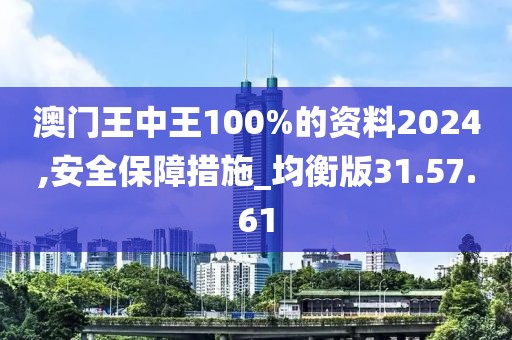 澳門王中王100%的資料2024,安全保障措施_均衡版31.57.61