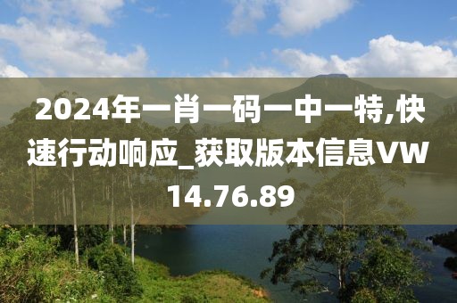 2024年一肖一碼一中一特,快速行動(dòng)響應(yīng)_獲取版本信息VW14.76.89