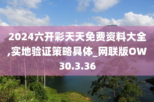 2024六開彩天天免費(fèi)資料大全,實(shí)地驗(yàn)證策略具體_網(wǎng)聯(lián)版OW30.3.36