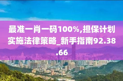 最準(zhǔn)一肖一碼100%,擔(dān)保計(jì)劃實(shí)施法律策略_新手指南92.38.66