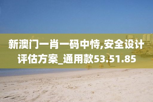 新澳門一肖一碼中恃,安全設計評估方案_通用款53.51.85