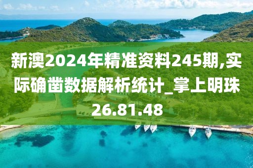 新澳2024年精準資料245期,實際確鑿數(shù)據解析統(tǒng)計_掌上明珠26.81.48