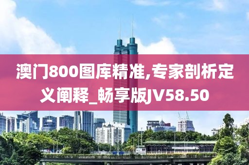 澳門800圖庫(kù)精準(zhǔn),專家剖析定義闡釋_暢享版JV58.50