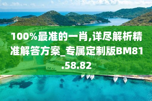 100%最準(zhǔn)的一肖,詳盡解析精準(zhǔn)解答方案_專屬定制版BM81.58.82