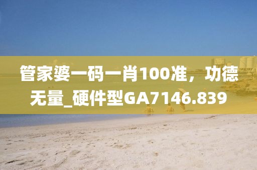 管家婆一碼一肖100準，功德無量_硬件型GA7146.839