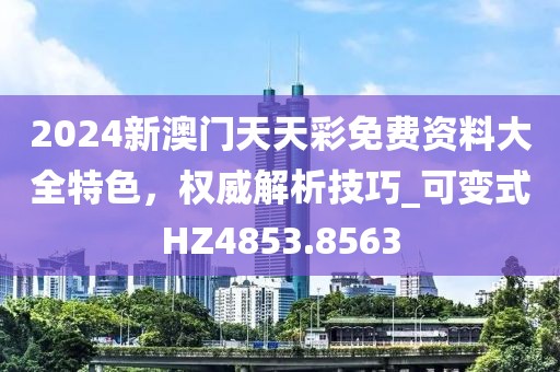 2024新澳門天天彩免費(fèi)資料大全特色，權(quán)威解析技巧_可變式HZ4853.8563