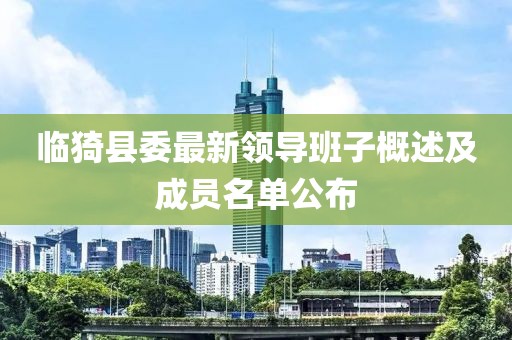 臨猗縣委最新領導班子概述及成員名單公布