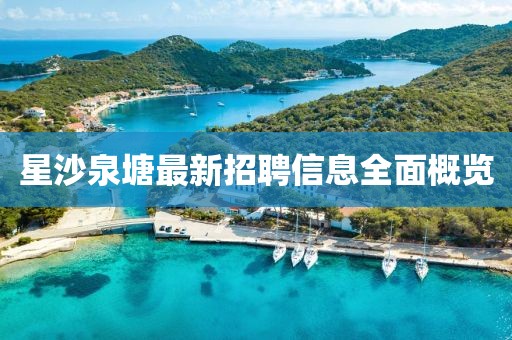 星沙泉塘最新招聘信息全面概覽