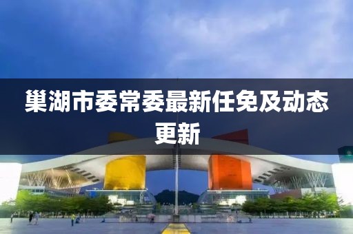 巢湖市委常委最新任免及動態(tài)更新