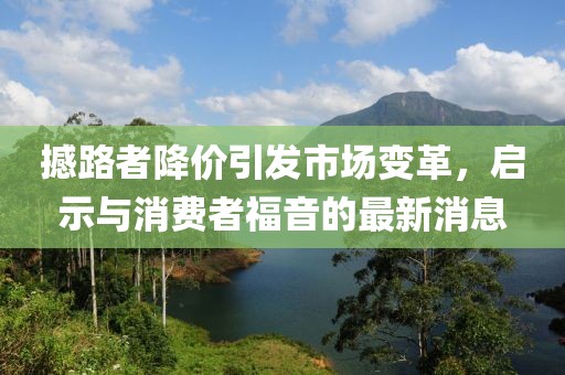 撼路者降價引發(fā)市場變革，啟示與消費者福音的最新消息