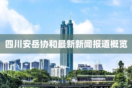 四川安岳協(xié)和最新新聞報(bào)道概覽