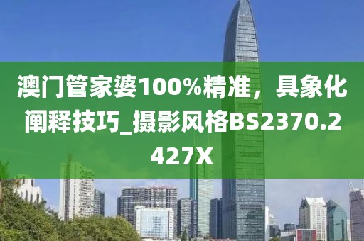 澳門管家婆100%精準(zhǔn)，具象化闡釋技巧_攝影風(fēng)格BS2370.2427X