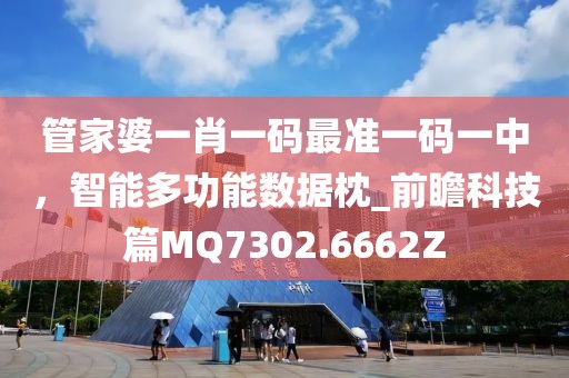 管家婆一肖一碼最準一碼一中，智能多功能數據枕_前瞻科技篇MQ7302.6662Z