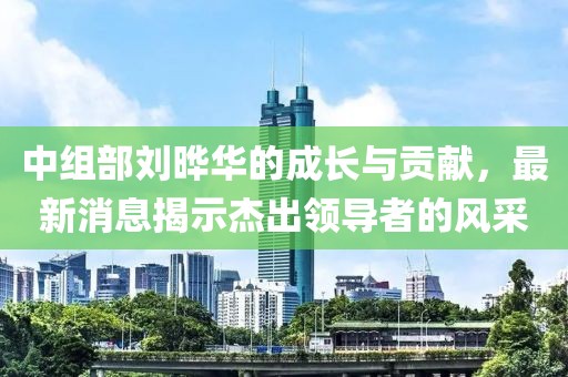 中組部劉曄華的成長與貢獻，最新消息揭示杰出領導者的風采