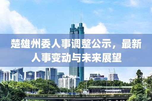 楚雄州委人事調(diào)整公示，最新人事變動(dòng)與未來(lái)展望