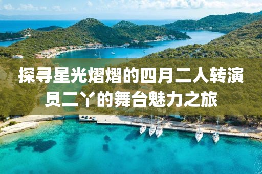 探尋星光熠熠的四月二人轉(zhuǎn)演員二丫的舞臺魅力之旅