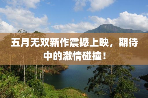 五月無雙新作震撼上映，期待中的激情碰撞！