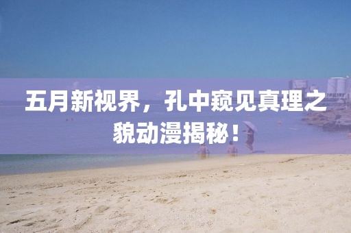 五月新視界，孔中窺見(jiàn)真理之貌動(dòng)漫揭秘！
