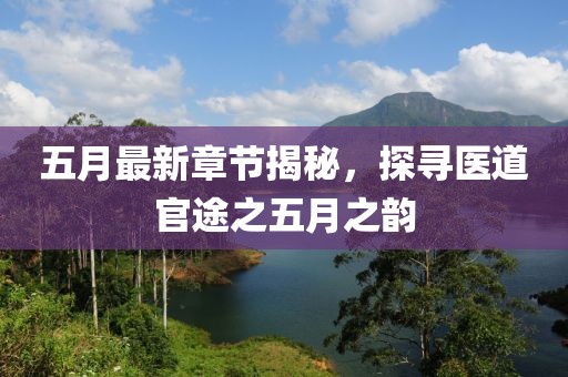 五月最新章節(jié)揭秘，探尋醫(yī)道官途之五月之韻