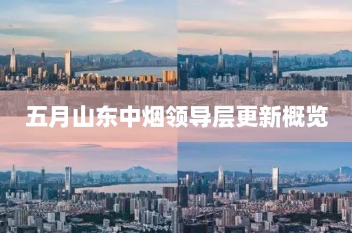 五月山東中煙領導層更新概覽
