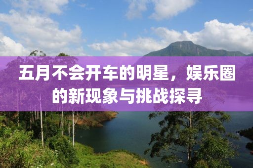 五月不會(huì)開車的明星，娛樂圈的新現(xiàn)象與挑戰(zhàn)探尋