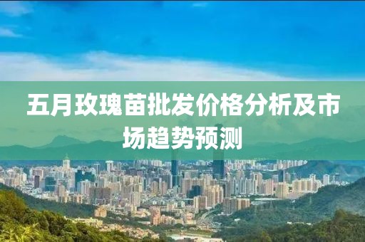 五月玫瑰苗批發(fā)價(jià)格分析及市場(chǎng)趨勢(shì)預(yù)測(cè)