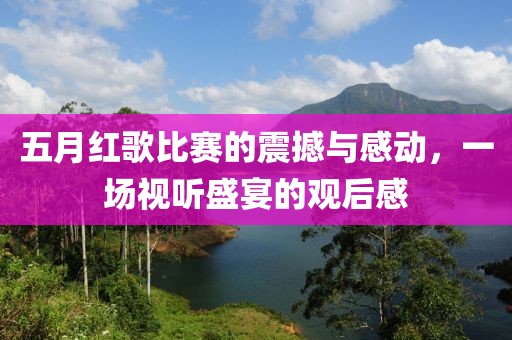 五月紅歌比賽的震撼與感動，一場視聽盛宴的觀后感