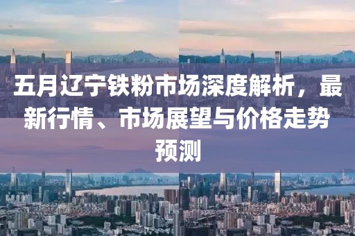 五月遼寧鐵粉市場(chǎng)深度解析，最新行情、市場(chǎng)展望與價(jià)格走勢(shì)預(yù)測(cè)