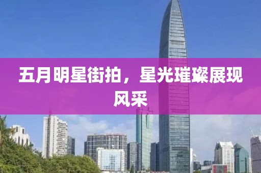 五月明星街拍，星光璀璨展現(xiàn)風(fēng)采