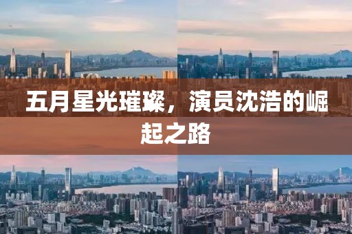 五月星光璀璨，演員沈浩的崛起之路