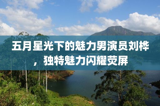 五月星光下的魅力男演員劉樺，獨特魅力閃耀熒屏