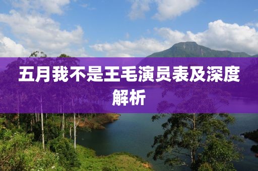 五月我不是王毛演員表及深度解析