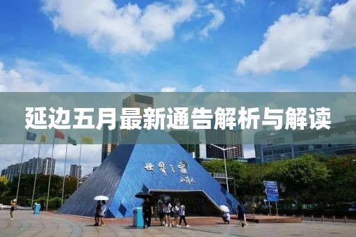 延邊五月最新通告解析與解讀