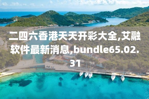 二四六香港天天開彩大全,艾融軟件最新消息,bundle65.02.31