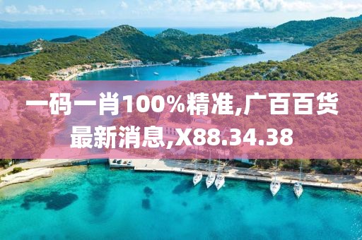 一碼一肖100%精準(zhǔn),廣百百貨最新消息,X88.34.38