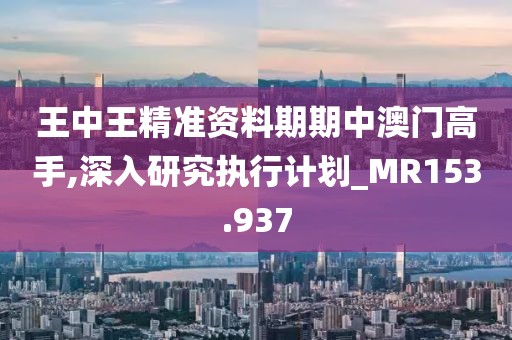 王中王精準資料期期中澳門高手,深入研究執(zhí)行計劃_MR153.937