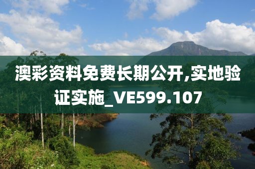 澳彩資料免費(fèi)長期公開,實(shí)地驗(yàn)證實(shí)施_VE599.107