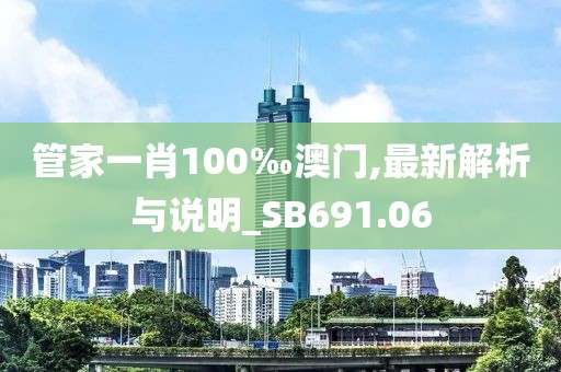 管家一肖100‰澳門,最新解析與說明_SB691.06