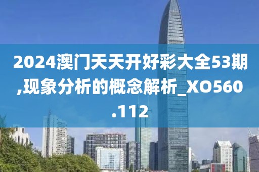 2024澳門天天開好彩大全53期,現(xiàn)象分析的概念解析_XO560.112