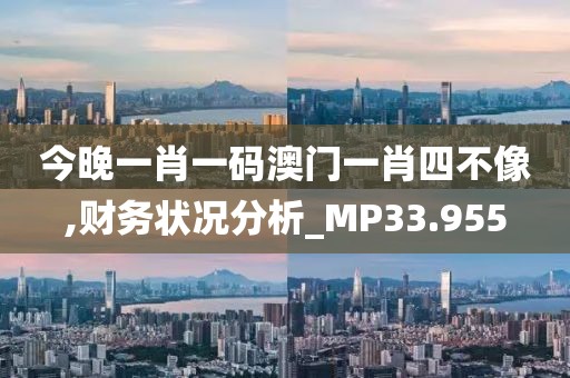 今晚一肖一碼澳門一肖四不像,財(cái)務(wù)狀況分析_MP33.955