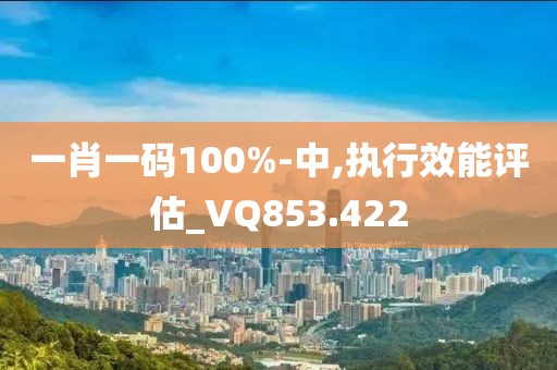 一肖一碼100%-中,執(zhí)行效能評(píng)估_VQ853.422