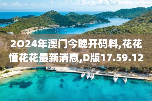 2O24年澳門(mén)今晚開(kāi)碼料,花花懂花花最新消息,D版17.59.12