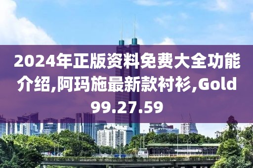 2024年正版資料免費大全功能介紹,阿瑪施最新款襯衫,Gold99.27.59