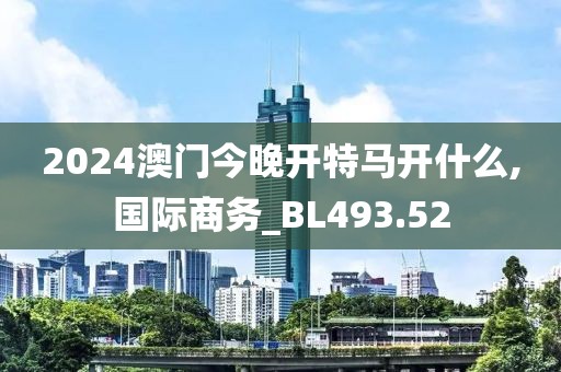 2024澳門今晚開特馬開什么,國際商務(wù)_BL493.52