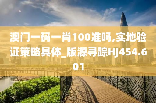 澳門一碼一肖100準嗎,實地驗證策略具體_版源尋蹤HJ454.601