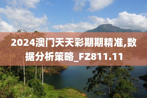 2024澳門天天彩期期精準,數(shù)據(jù)分析策略_FZ811.11