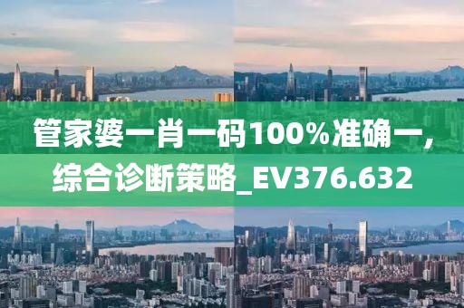 管家婆一肖一碼100%準(zhǔn)確一,綜合診斷策略_EV376.632